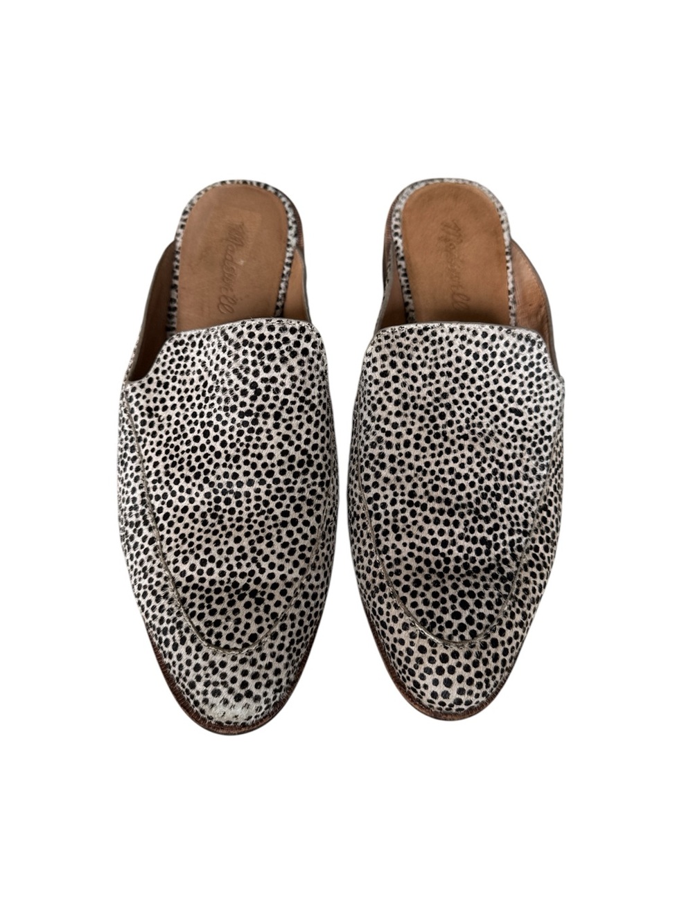 Madewell The Frances Loafer Mules Slides Women’s Size 8 Painted Calf Pattern - Picture 2 of 10